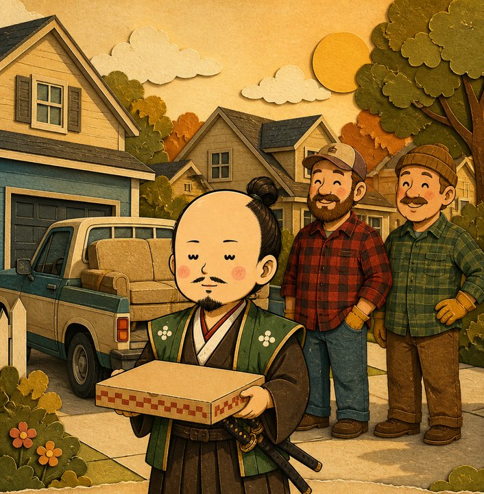 A Samurai Loose in Modern America Volume Two