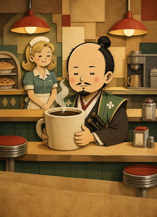 A Samurai Loose in Modern America Volume Two